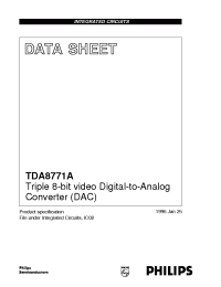 Datasheet TDA8771A manufacturer Philips
