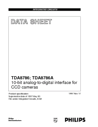 Datasheet TDA8786AG manufacturer Philips