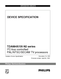 Datasheet TDA8840H manufacturer Philips