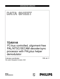 Datasheet TDA9144 manufacturer Philips