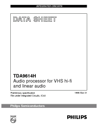 Datasheet TDA9614H manufacturer Philips