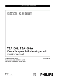 Datasheet TEA1069AH manufacturer Philips