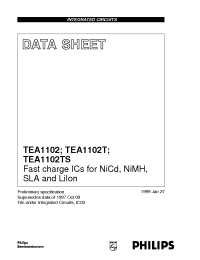 Datasheet TEA1102/N2 manufacturer Philips