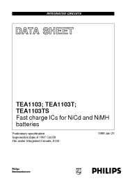 Datasheet TEA1103 manufacturer Philips