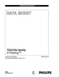 Datasheet TEA1520P manufacturer Philips