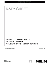 Datasheet TL431AILP manufacturer Philips
