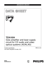Datasheet TZA1024T manufacturer Philips