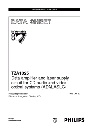 Datasheet TZA1025T/V2 manufacturer Philips