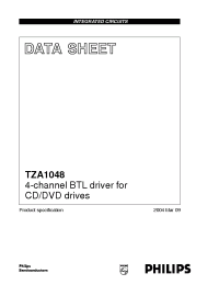 Datasheet TZA1048 manufacturer Philips