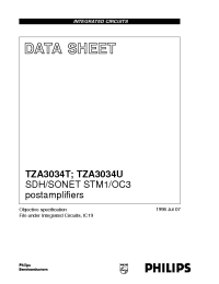 Datasheet TZA3034T manufacturer Philips