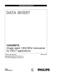 Datasheet UAA2067 manufacturer Philips