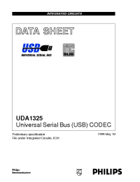 Datasheet UDA1325 manufacturer Philips