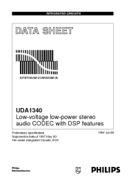 Datasheet UDA1340 manufacturer Philips