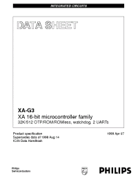 Datasheet XAG30 manufacturer Philips
