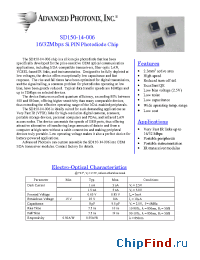Datasheet SD150-14-006 manufacturer Advanced Photonix