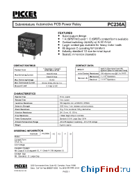 Datasheet PC236A manufacturer Picker