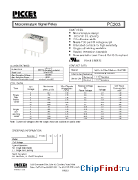 Datasheet PC303 manufacturer Picker