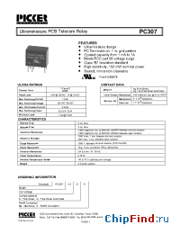 Datasheet PC307-12AX manufacturer Picker