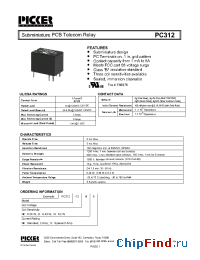 Datasheet PC312-12S manufacturer Picker