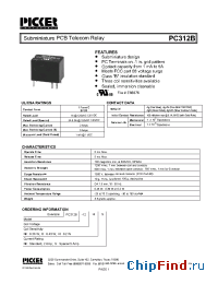 Datasheet PC312B-12H manufacturer Picker