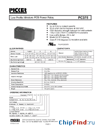Datasheet PC3751A-12C1 manufacturer Picker