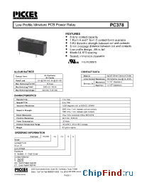 Datasheet PC378 manufacturer Picker