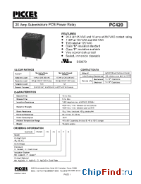 Datasheet PC4201A-12CG manufacturer Picker