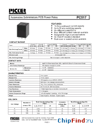 Datasheet PC5171A-12S manufacturer Picker