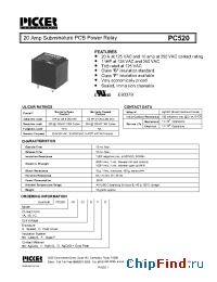 Datasheet PC5201B-12SG manufacturer Picker