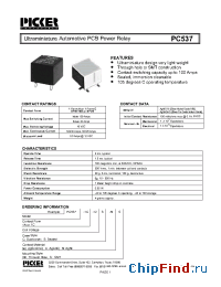 Datasheet PC5371A-12SCS manufacturer Picker