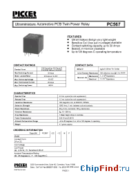 Datasheet PC5672A-12H manufacturer Picker