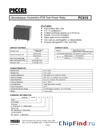 Datasheet PC619-12CQ manufacturer Picker