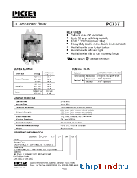 Datasheet PC7371ZCL120A manufacturer Picker