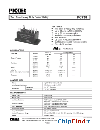 Datasheet PC738 manufacturer Picker