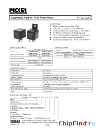 Datasheet PC792A1UC-12SN manufacturer Picker