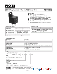 Datasheet PC792H1AC1-12CN manufacturer Picker