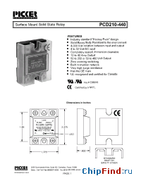 Datasheet PCD210AC8 manufacturer Picker