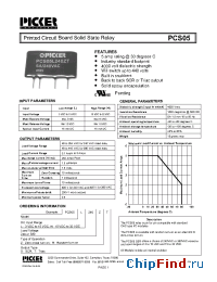 Datasheet PCS05L380RS manufacturer Picker