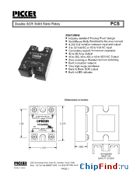 Datasheet PCS250A2-1 manufacturer Picker