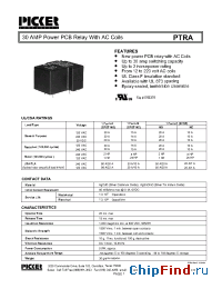 Datasheet PTRA1C-120T manufacturer Picker