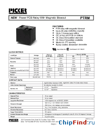 Datasheet PTRM1A-12F manufacturer Picker