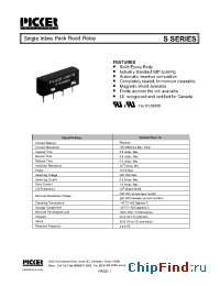 Datasheet S1A240D00 manufacturer Picker