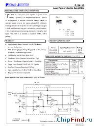 Datasheet PJ34119CD manufacturer Promax-Johnton