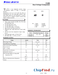 Datasheet PJ393CD manufacturer Promax-Johnton