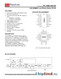 Datasheet P580-68OC manufacturer PhaseLink