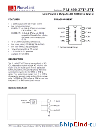 Datasheet P600-27TSC manufacturer PhaseLink
