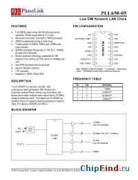 Datasheet P650-05SC manufacturer PhaseLink