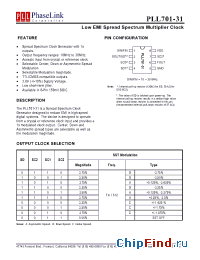 Datasheet P701-31SC manufacturer PhaseLink