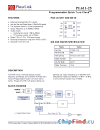 Datasheet PL611-25XXXWI manufacturer PhaseLink