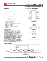 Datasheet PL680-38QCL-R manufacturer PhaseLink